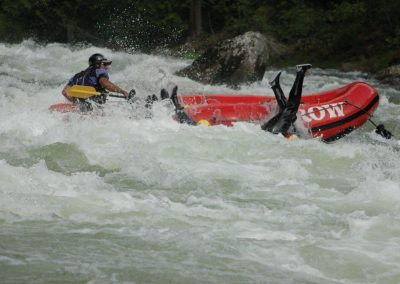 Spike Club Rafting Trip when someone fell overboard